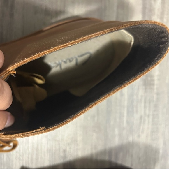 Clarks Bushacre Brown Leather Chukka Boots main image 4